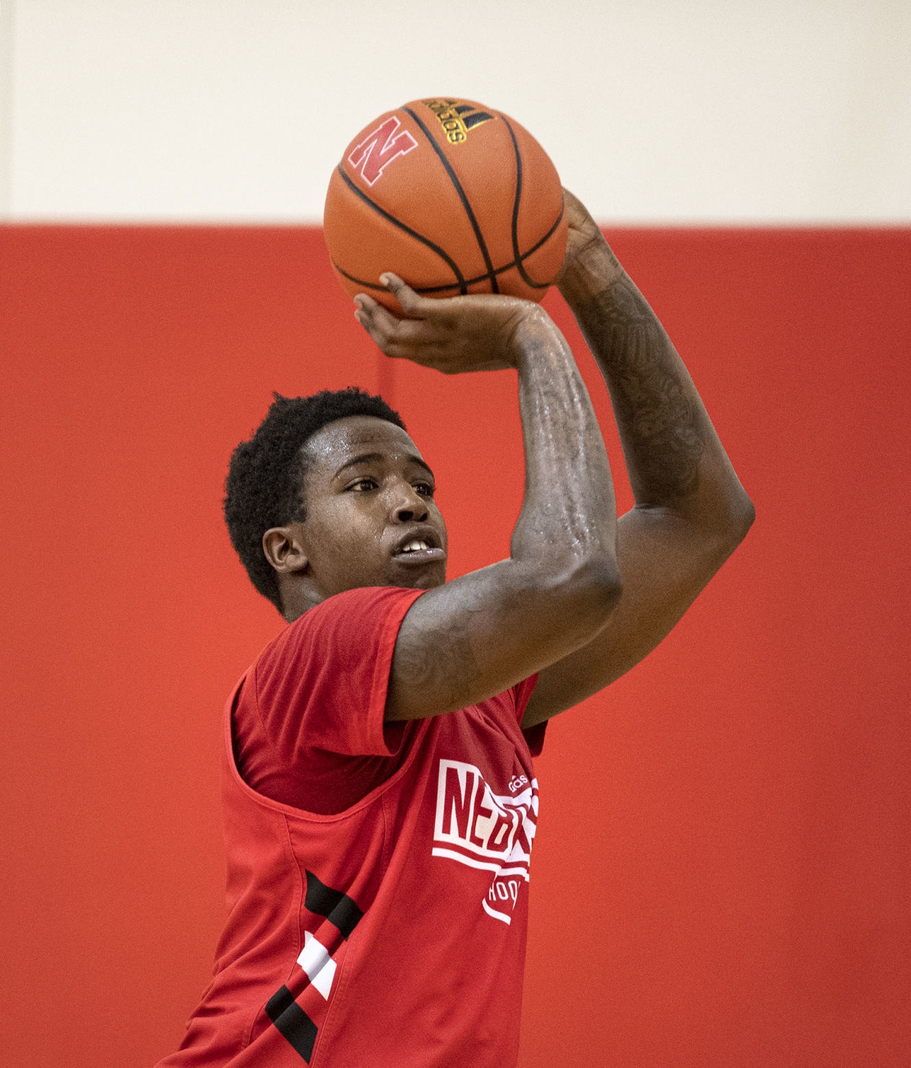 Nebraska men's hoops practice, 7.23
